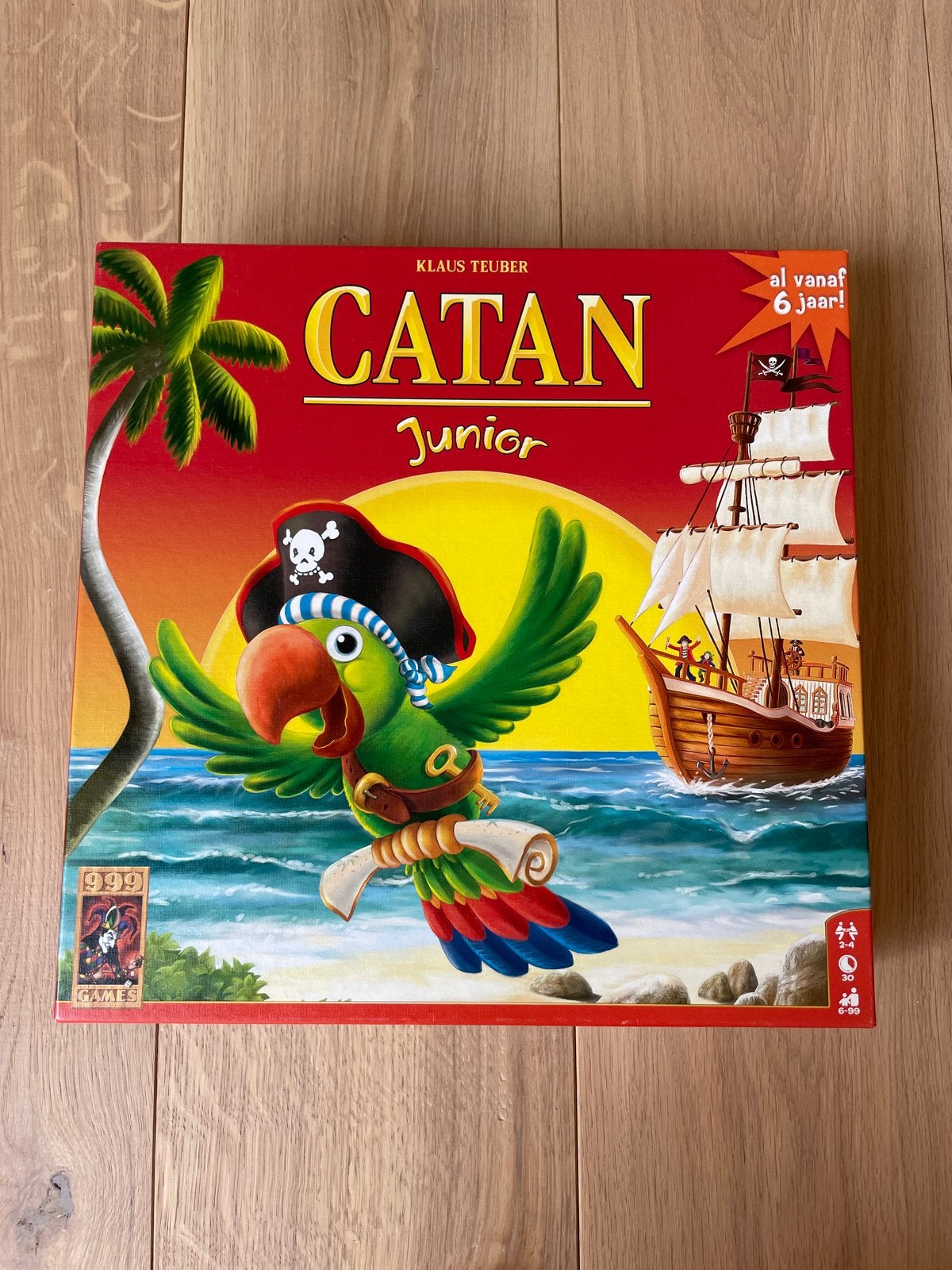 Catan Junior Bordspel - Avontuur voor Jonge Piraten, Drie of vier spelers, Ophalen of Verzenden, Zo goed als nieuw