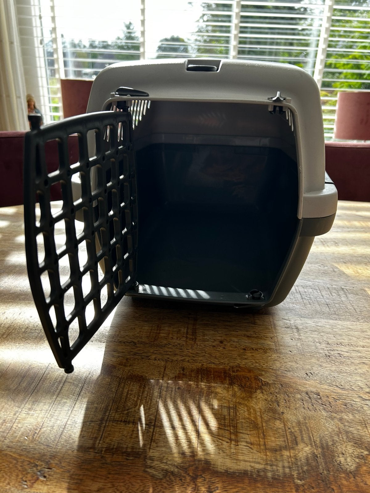 Reisbench - bench voor kat of kleine hond, Dieren en Toebehoren, Ophalen, Zo goed als nieuw