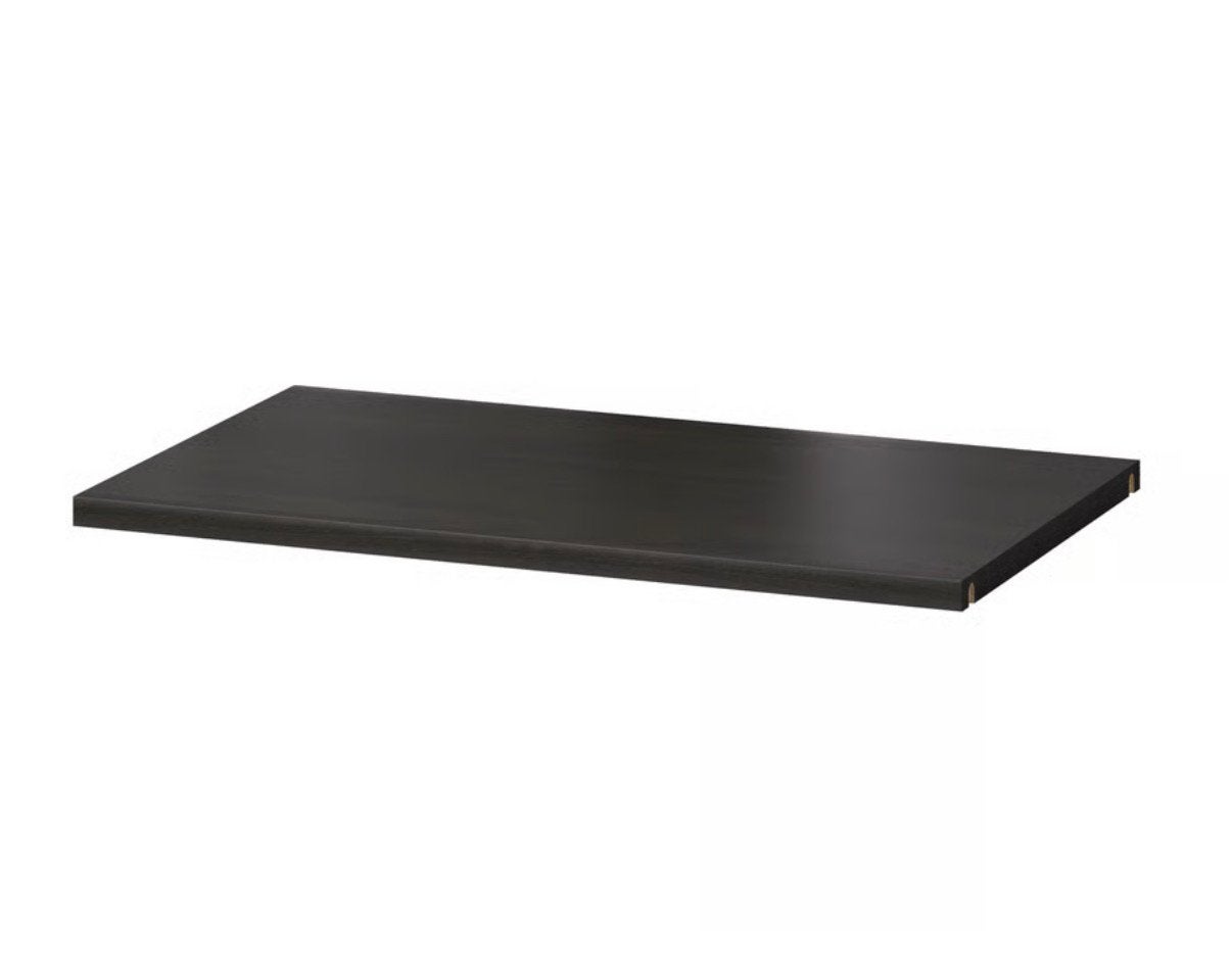 IKEA BESTÅ plank in de kleur zwart, Ophalen, Zo goed als nieuw, 25 tot 50 cm, Minder dan 50 cm