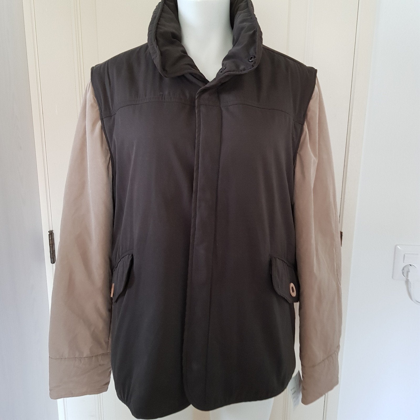 Nieuwe winterjas M heren beige bruin outdoor jas Jack Flynn, Maat 48/50 (M), Beige, Nieuw, Ophalen of Verzenden