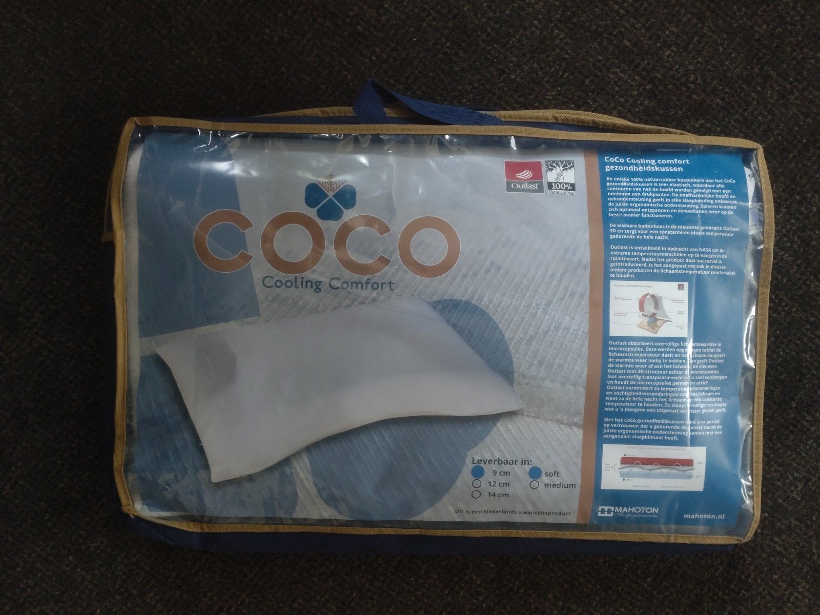 CoCo Cooling gezondheidskussen Mahoton Butterfly, Eenpersoons, Wit, Nieuw, Ophalen of Verzenden