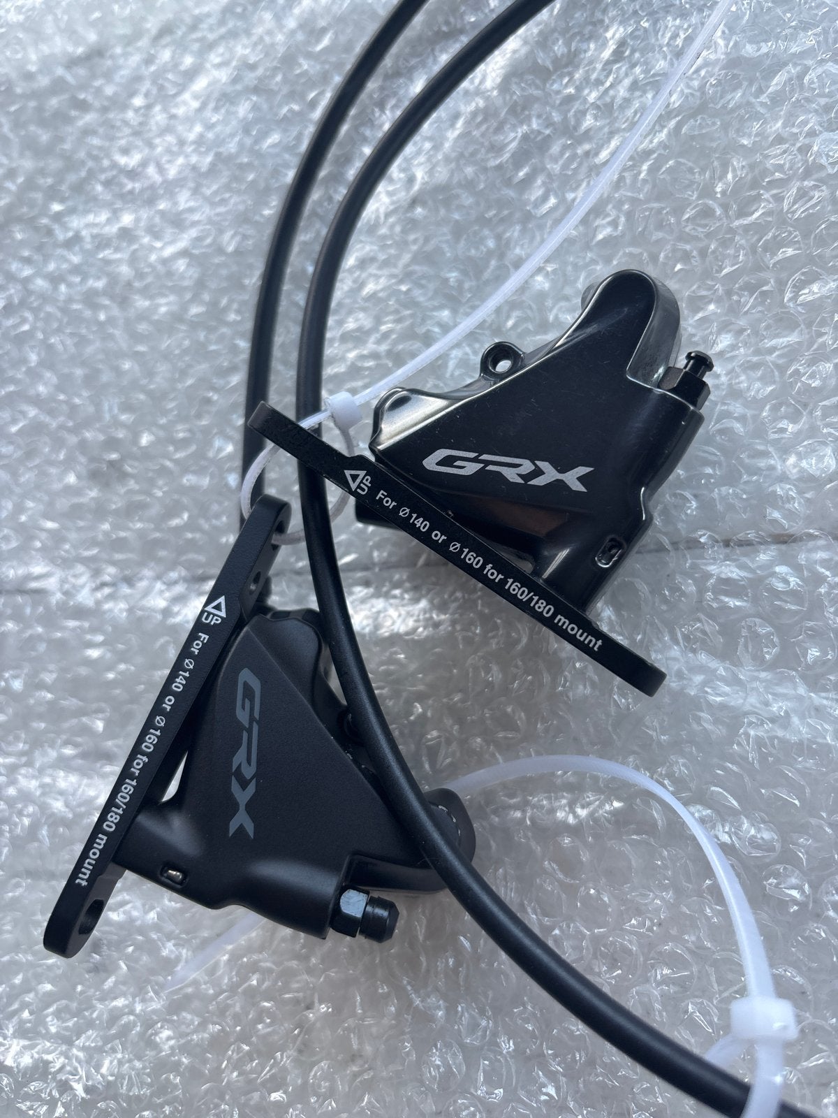 Shimano GRX Remklauwen BR-RX810 & BR-RX400 (2 stuks), Ophalen of Verzenden, Zo goed als nieuw, Gravelbike, Remmen
