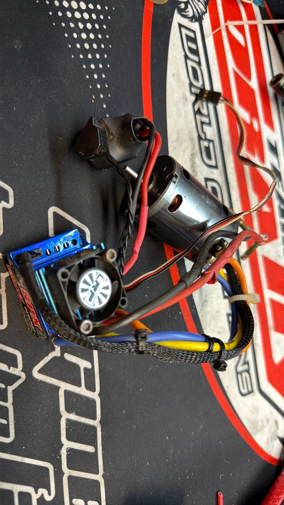 LRP SPX bullit regelaar plus 10,5 motir nu 35,00 inkl post, Elektro, B, Gebruikt, Ophalen of Verzenden