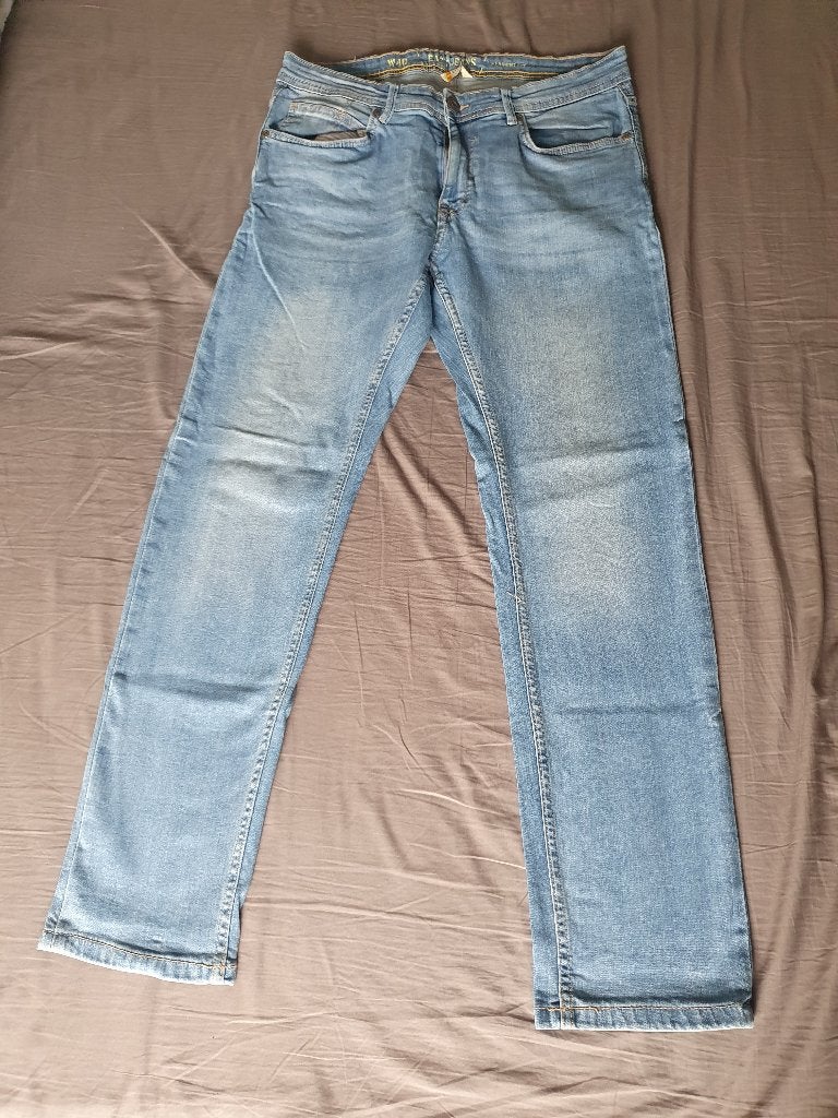 Easywear blauwe jeans W33 L32 regular fit ZGAN, Blauw, Easywear, Ophalen of Verzenden, Zo goed als nieuw