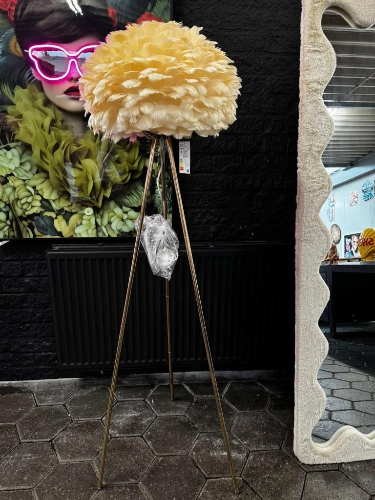 staande pampa veren vloerlampen 150 cm, Ophalen, Nieuw, Minder dan 100 cm