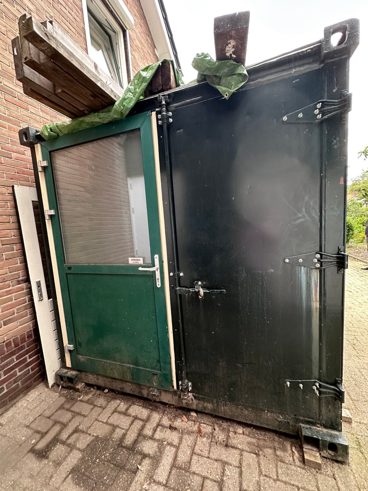 Container 10ft  bouwcontainer opslagcontainer 10 ft, Doe-het-zelf en Verbouw, Containers, Ophalen