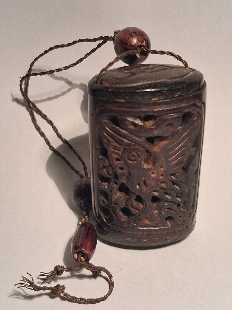 Japan Sagemono Inrō Geur-doos Meiji-periode 1868–1912, Natuurlijk materiaal, Verzenden, Doos, Japan