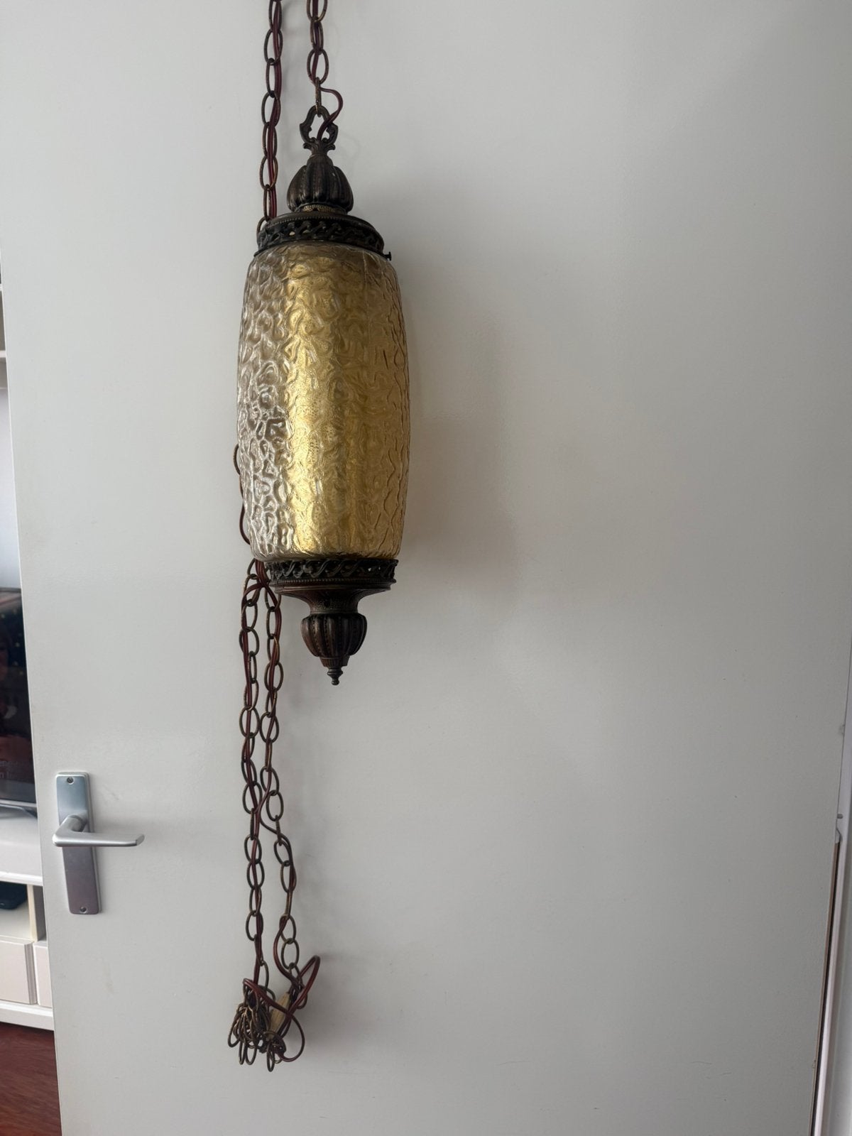 Swag lamp, Ophalen of Verzenden, Gebruikt