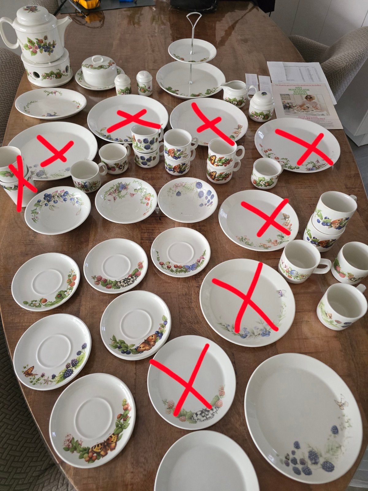 Libelle Marjolein Bastin Wedgwood servies, Antiek en Kunst, Ophalen of Verzenden