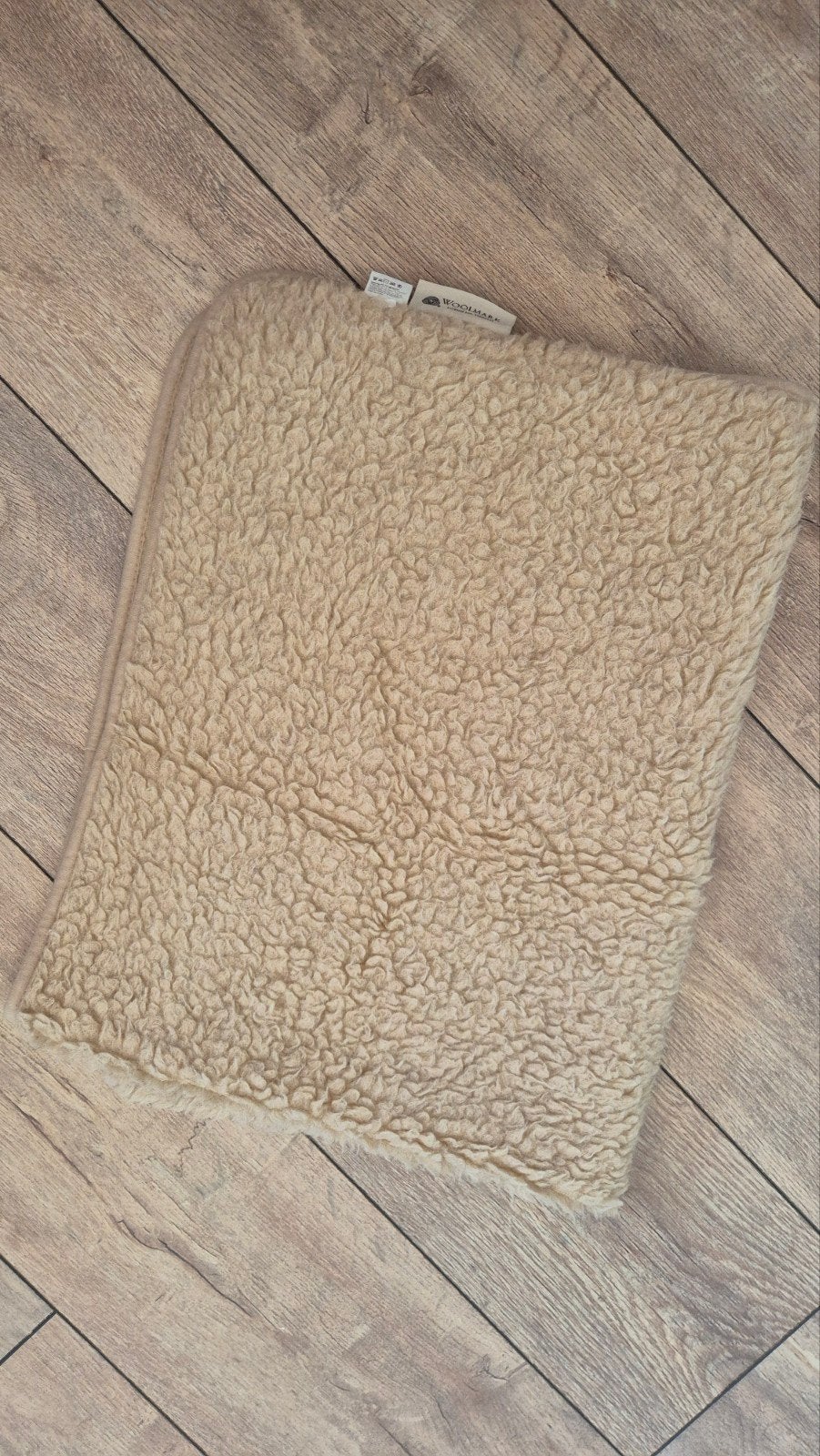Wiegdeken Alwero 75 x 100 cm wol, Zo goed als nieuw, Beige, 100 cm, Alwero