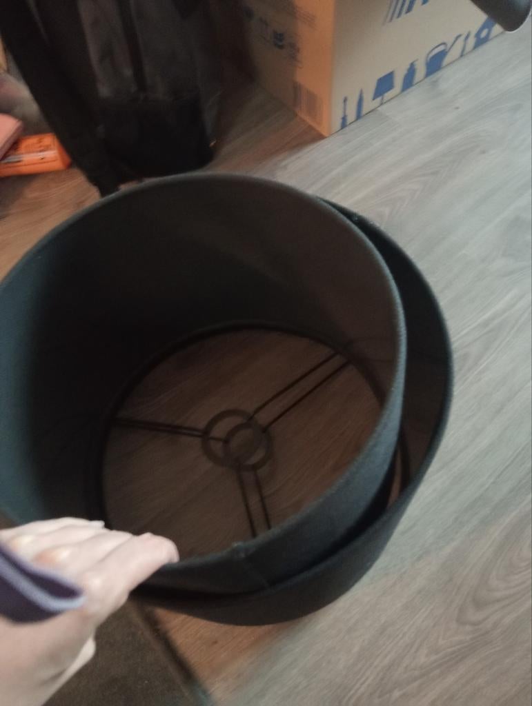 Lampenkap voor staander lamp - 35 cm en 30 cm doorsnede, Huis en Inrichting, Lampen | Lampenkappen, Ophalen, Gebruikt, 25 tot 50 cm