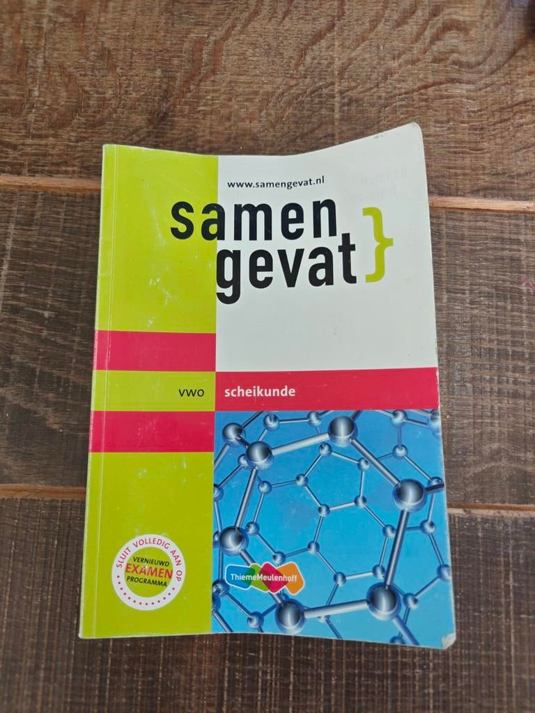 5e editie Samengevat VWO Scheikunde - Thiememeulenhoff, VWO, Scheikunde, Ophalen of Verzenden, Onbekend