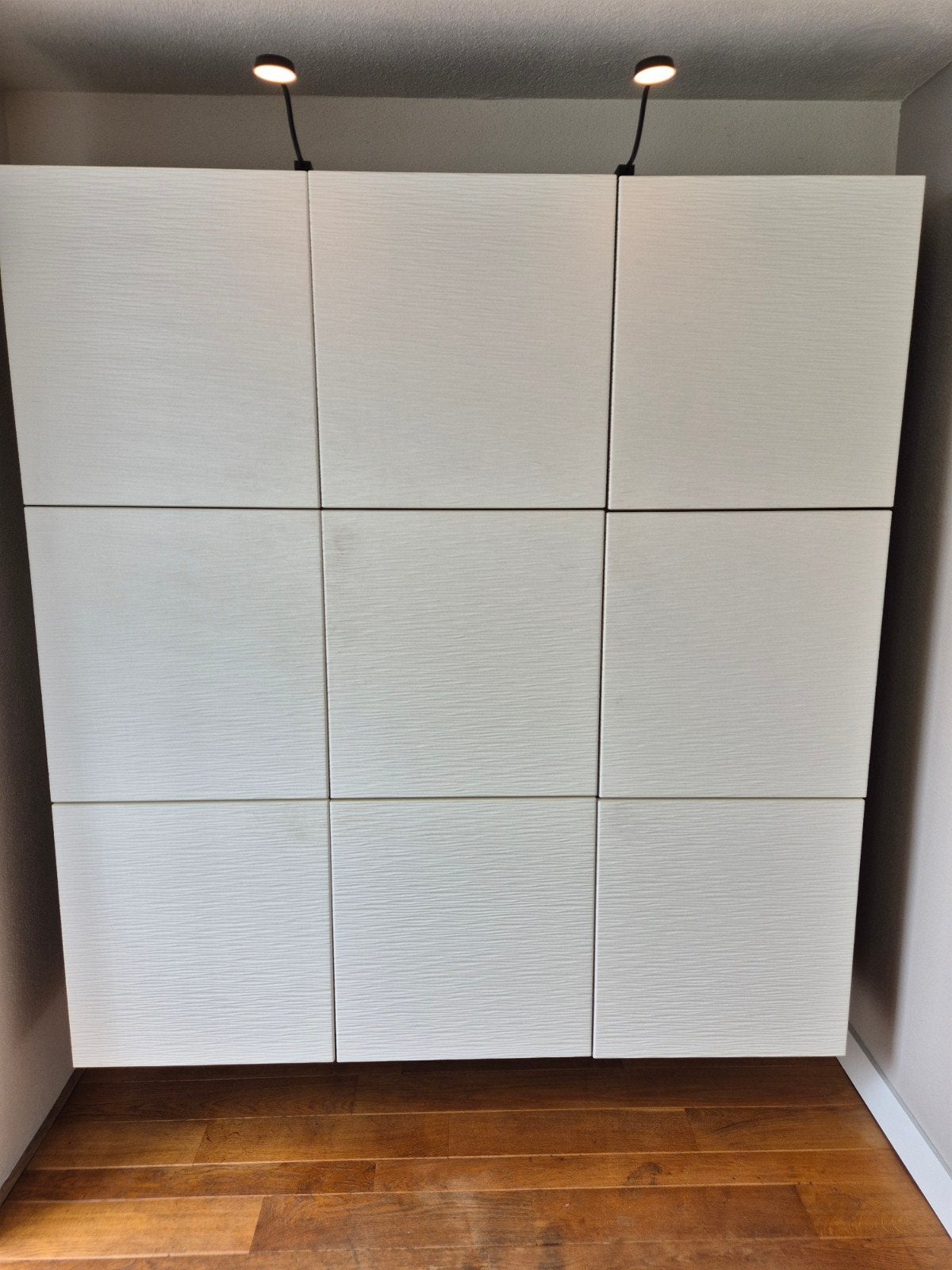 IKEA Bestå Kast met Laxviken deuren, wit, Ophalen, Met deur(en), Modern, Scandinavisch, 150 tot 200 cm