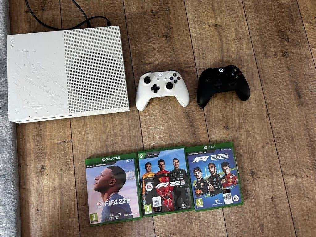 X box one S, Ophalen, Met 2 controllers, Xbox One S, 500 GB