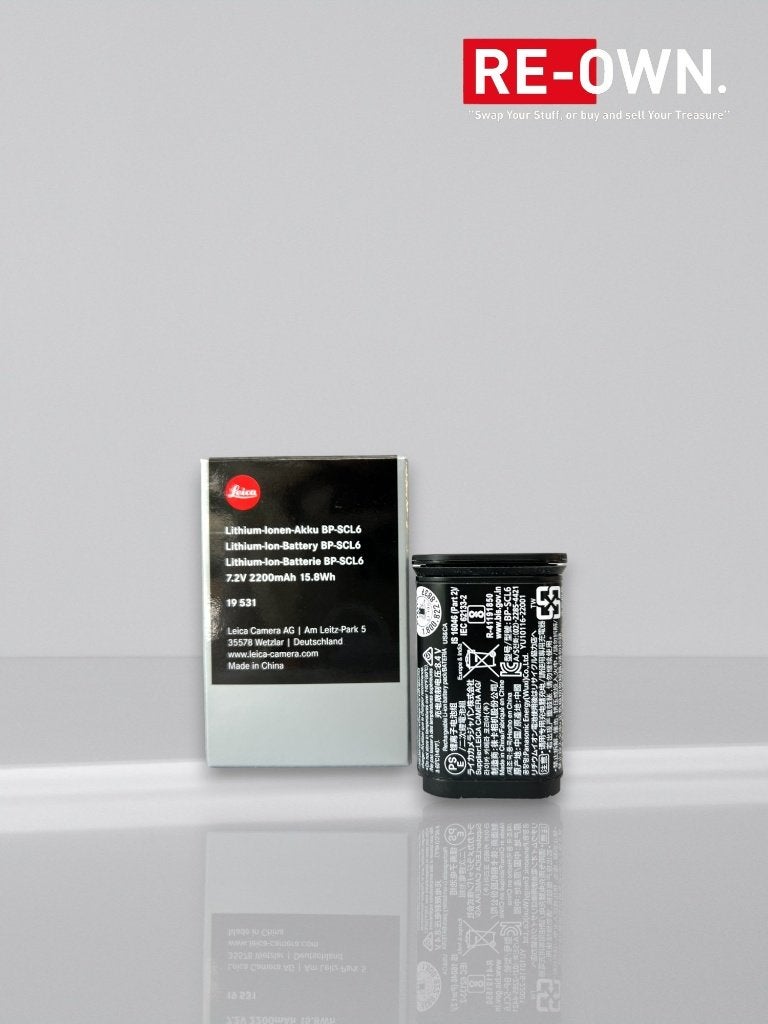 Leica BP-SCL6 Batterij | Orgineel | Q3 | SL3 | Nieuwstaat
