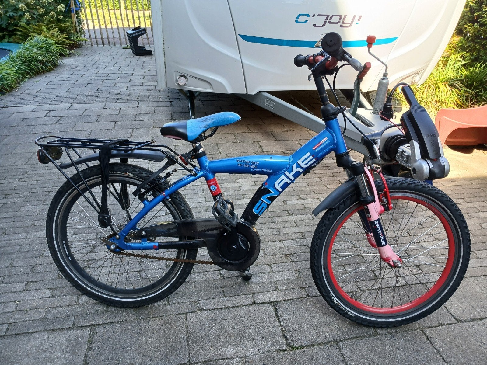 Batavus Snake kinderfiets 20 inch - Gebruikt, Fietsen en Brommers, Ophalen, 20 inch of meer, Gebruikt, Velgrem