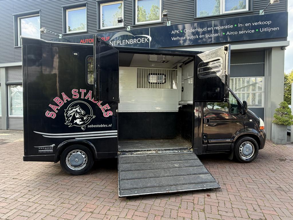 Renault Master T35 2.5 dCi L3H1 DC Paardenwagen – 2007 –, Voorwielaandrijving, Stof, Gebruikt, Renault