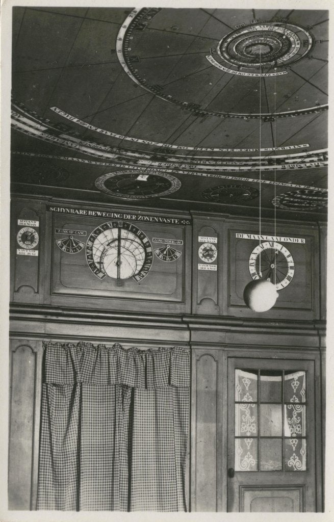 Franeker Interieur Planetarium, Verzenden, 1940 tot 1960, Ongelopen, Friesland
