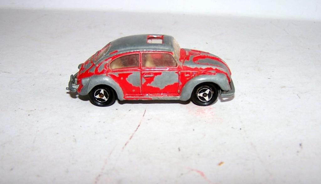 Vintage Majorette No 202-VW Kever 1302 model. 1/60., Ophalen of Verzenden, Gebruikt, Auto