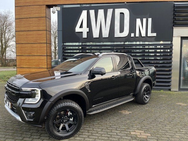 Ford Ranger 3.0 V6 DC 3.0 V6 TD AUT 250 PK 4x4 2/VAN EXCLUSI, Auto's, Automaat, Gebruikt, Zwart, Leder