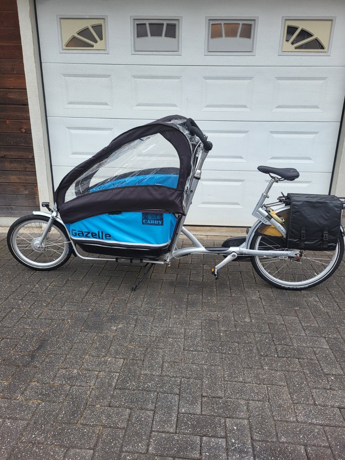 heb nog een goede gazelle cabby bakfiets met regenhuif, Fietsen en Brommers, Fietsen | Bakfietsen, Ophalen, Zo goed als nieuw