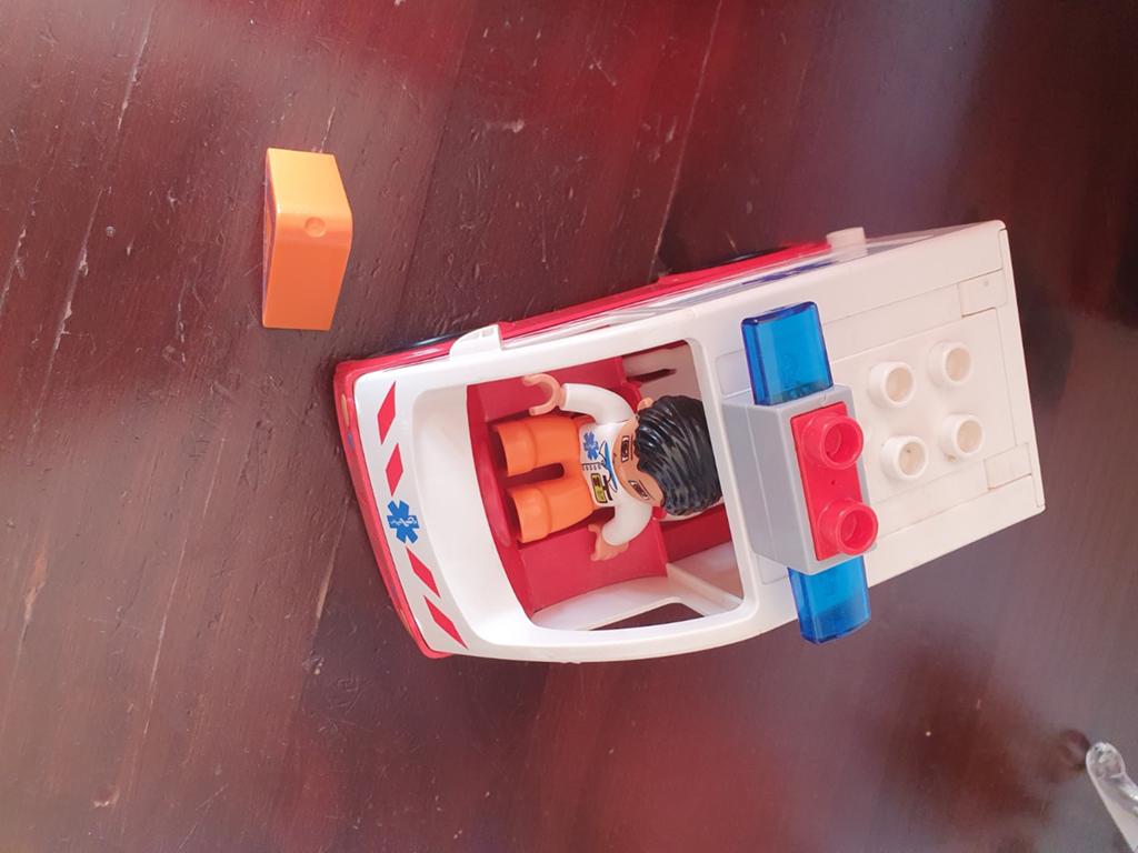 Lego Duplo ambulance set (4979), Ophalen of Verzenden, Gebruikt