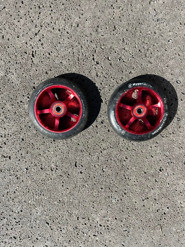 Stuntstep wielen rood, Ophalen of Verzenden, Gebruikt, Gewone step