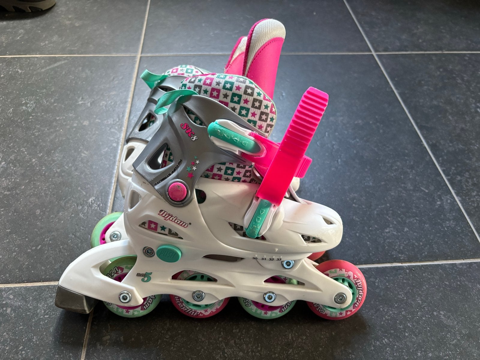 Nijdam verstelbare inline skates - Maat 30-33, Overige merken, Kinderen, Ophalen of Verzenden, Inline skates 4 wielen