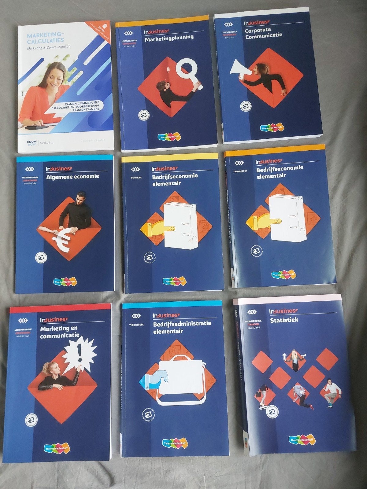 InBusiness Commercieel & Marketing MBO boeken, Gelezen, Ophalen of Verzenden, MBO, Inge Berg, Henk Tijssen, Edward van Balen, Gerard van Heeswijk