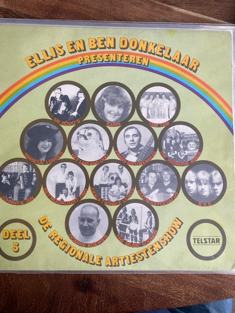 Ellis en Ben Donkelaar LP Telstar nederlands muziek, Cd's en Dvd's, Vinyl | Nederlandstalig, Gebruikt, Overige genres, 12 inch