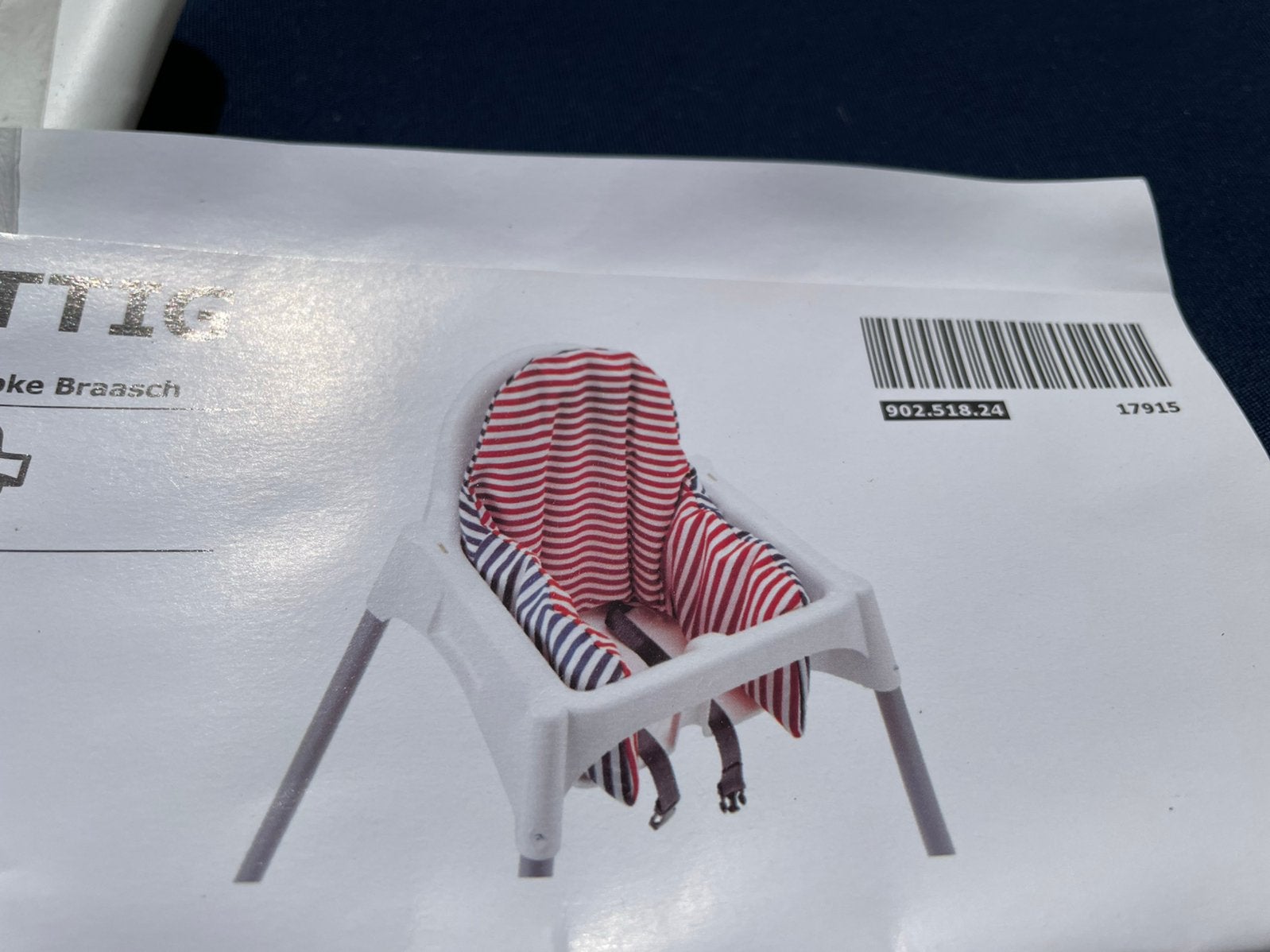 Kussentje antilop ikea kinderstoel, Kinderen en Baby's, Kinderstoelen, Ophalen, Nieuw, Overige typen