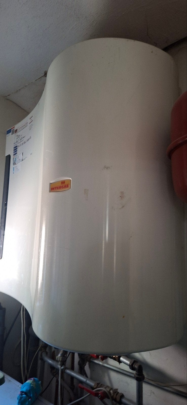 intergas kombi cv ketel, Ophalen, Gebruikt, Aardgas, Geiser