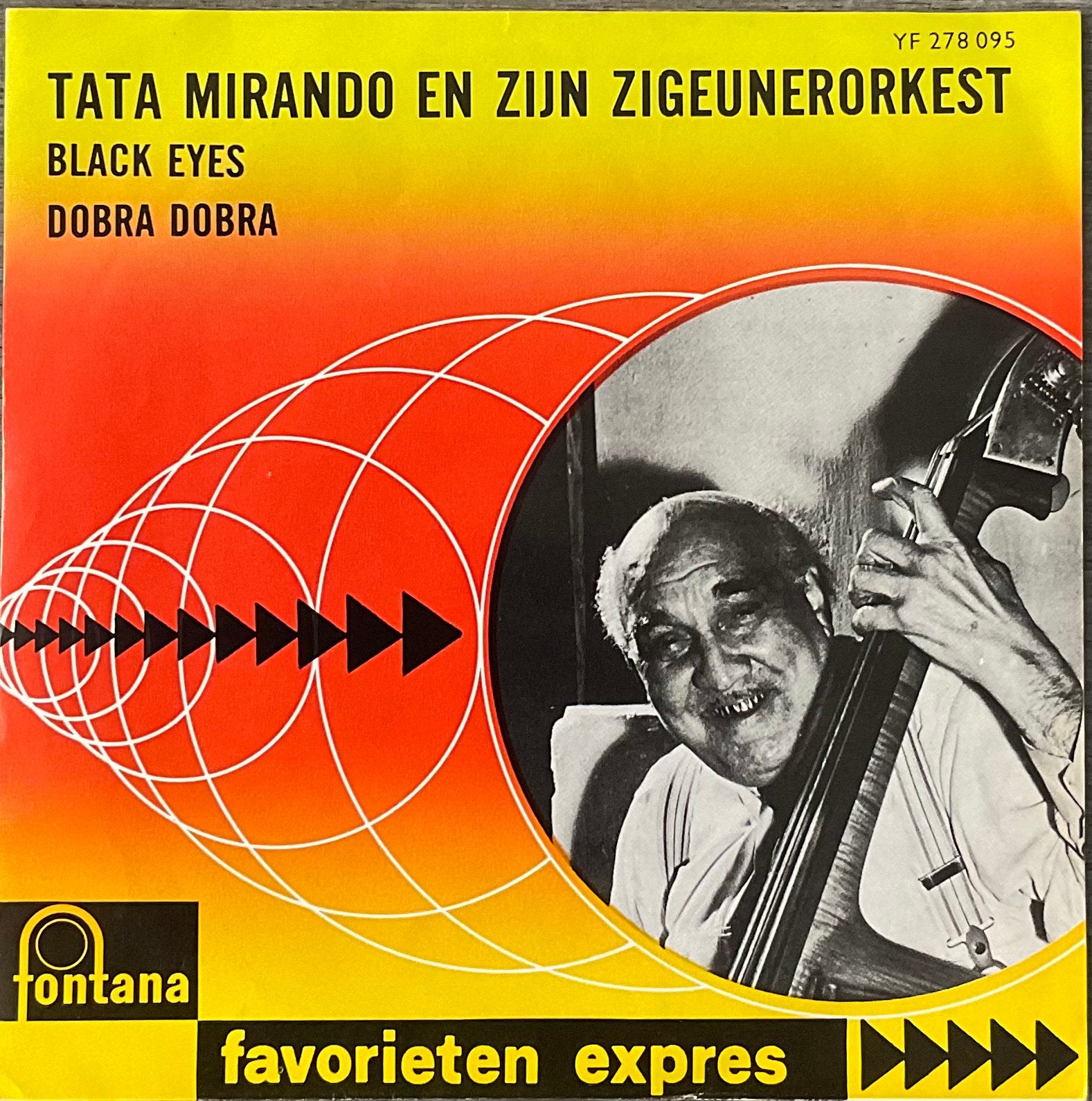 TATA MIRANDO en zijn Zigeunerorkest - Black eyes (ALS NIEUW), Verzenden, Zo goed als nieuw, 7 inch