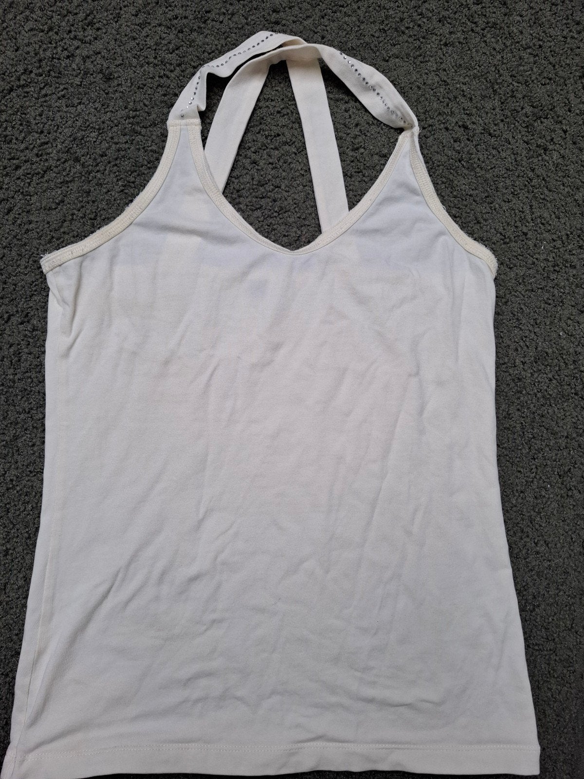 10DAYS AMSTERDAM wrappers/topje maat 2 met strass steentjes, Kleding | Dames, Wit, Ophalen of Verzenden, Zo goed als nieuw, Maat 36 (S)