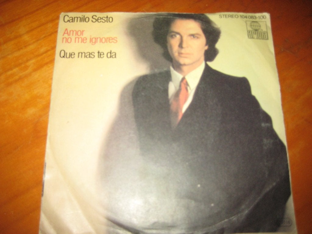 Camillo Sesto: Amor no me ignores (NO60), Ophalen of Verzenden, Zo goed als nieuw, Pop, Single