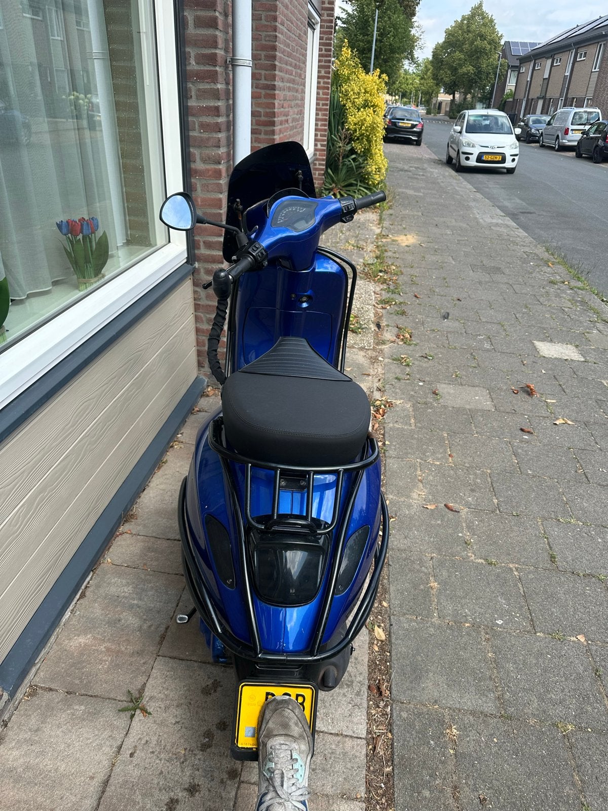 Vespa sprint Blauw  2020 brom, Fietsen en Brommers, Scooters | Vespa, Ophalen, Gebruikt, Maximaal 45 km/u, Vespa LXV