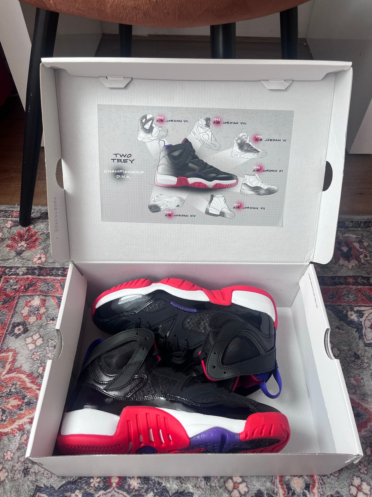 Nike Jordan Jumpman Two Trey – maat 41, Ophalen of Verzenden, Nieuw, Zwart, Sneakers of Gympen