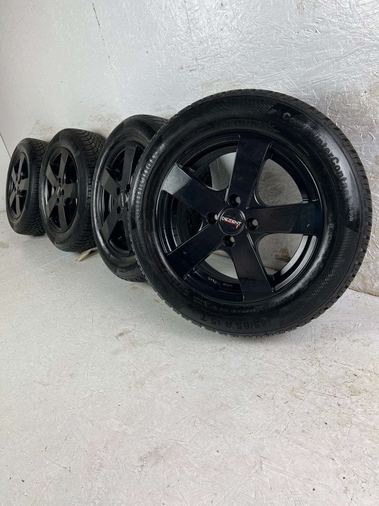 Volkswagen Polo Lupo Opel Corsa velgen 15" 4x100 winterset, Auto-onderdelen, Banden en Velgen, Niet ingevuld, Gebruikt, 15 inch