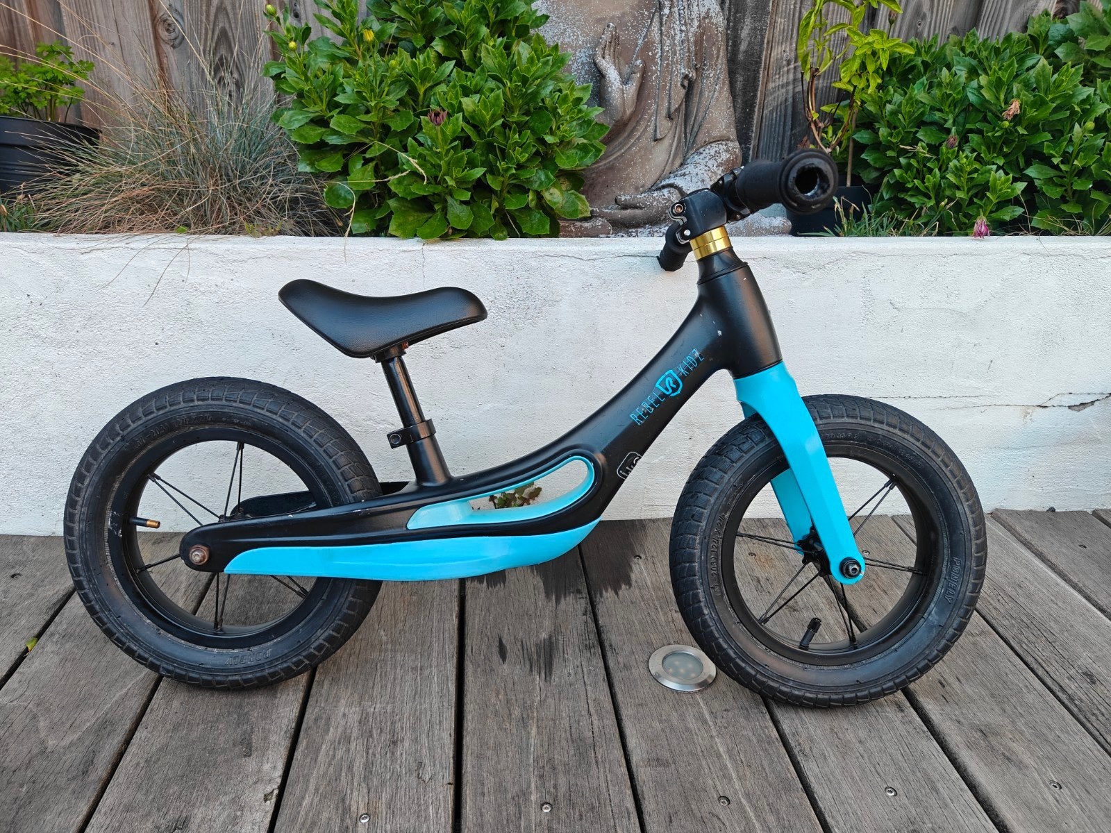 Rebel Kidz Loopfiets (2-4 jaar) nieuwe handgrepen, Ophalen, Zijwieltjes, Gebruikt, Rebel Kidz