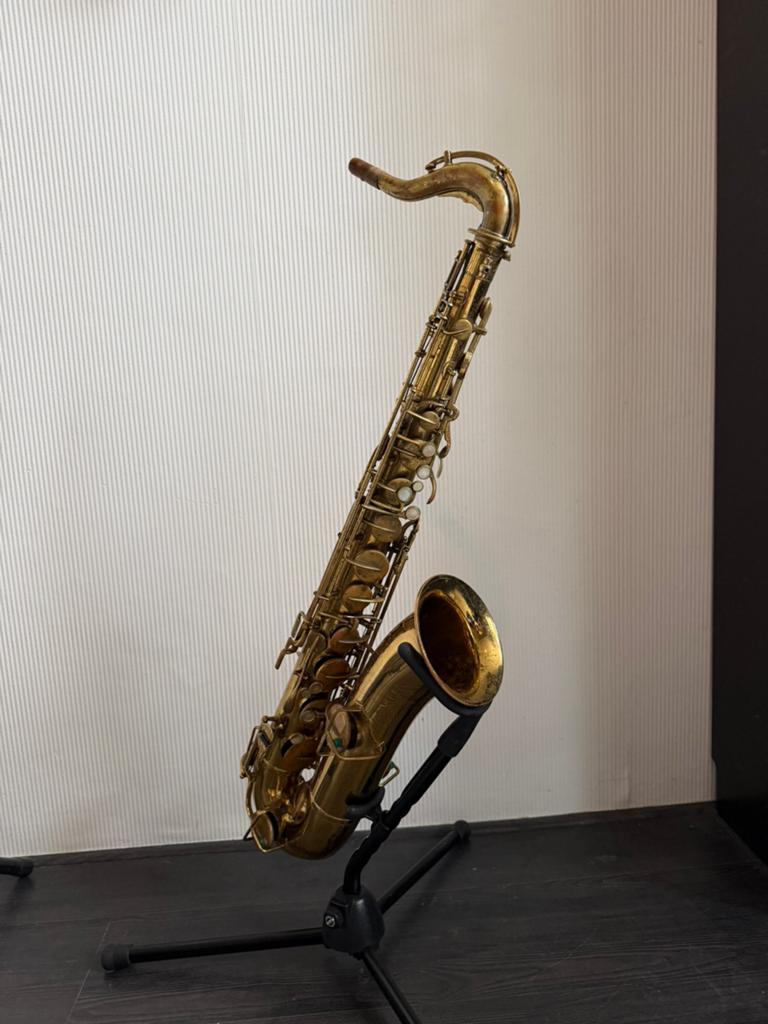 Buescher Tenorsaxofoon Elkhart USA uit 1928, Muziek en Instrumenten, Blaasinstrumenten | Saxofoons, Ophalen of Verzenden, Gebruikt