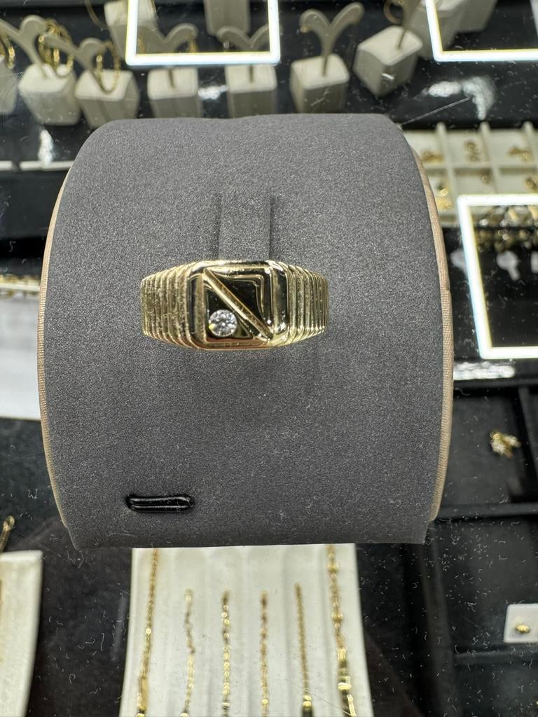 14K Goud - Gouden ring - 14Karaat - Nieuw, Sieraden, Tassen en Uiterlijk, Ringen, 19 tot 20, Nieuw, Ophalen of Verzenden, Dame