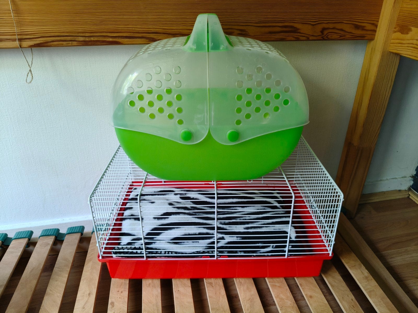 knaagdierkooi 45 bij 29 bij 22 cm en reiskooitje, 35x25x25, Kooi, Minder dan 75 cm, Zo goed als nieuw, Ophalen