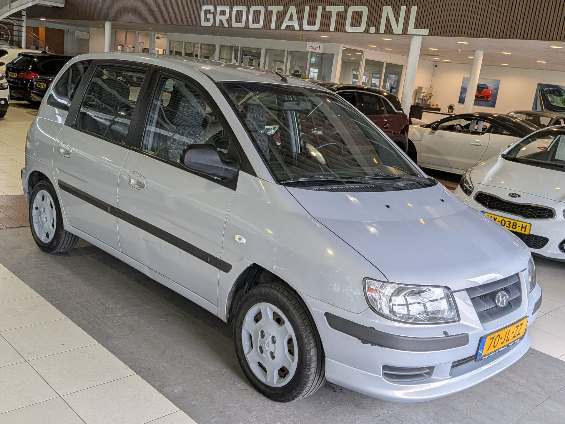 Hyundai Matrix 1.6i NAP, Stuurbekrachtiging (bj 2002), Auto's, Matrix, Stof, Gebruikt, 1599 cc