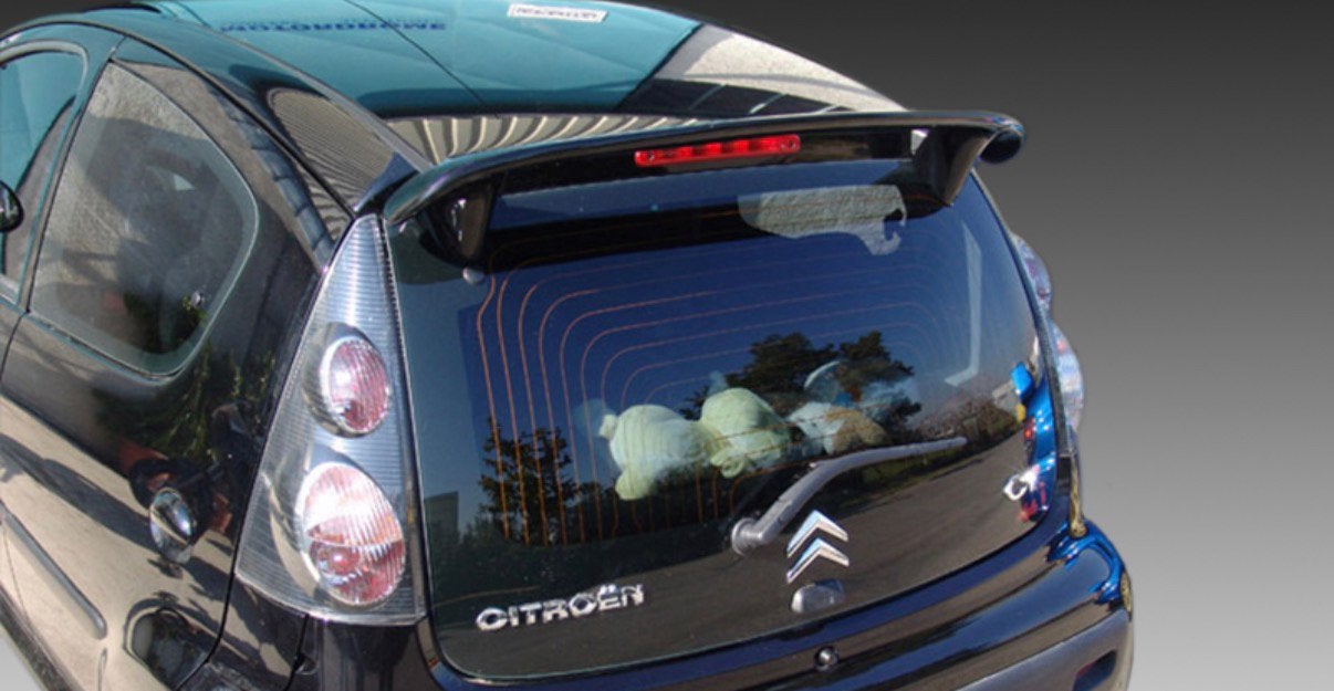 Citroen C1/Peugeot 107/Toyota Aygo spoiler fabrieksnieuw., Ophalen, Nieuw, Achter, Achterklep