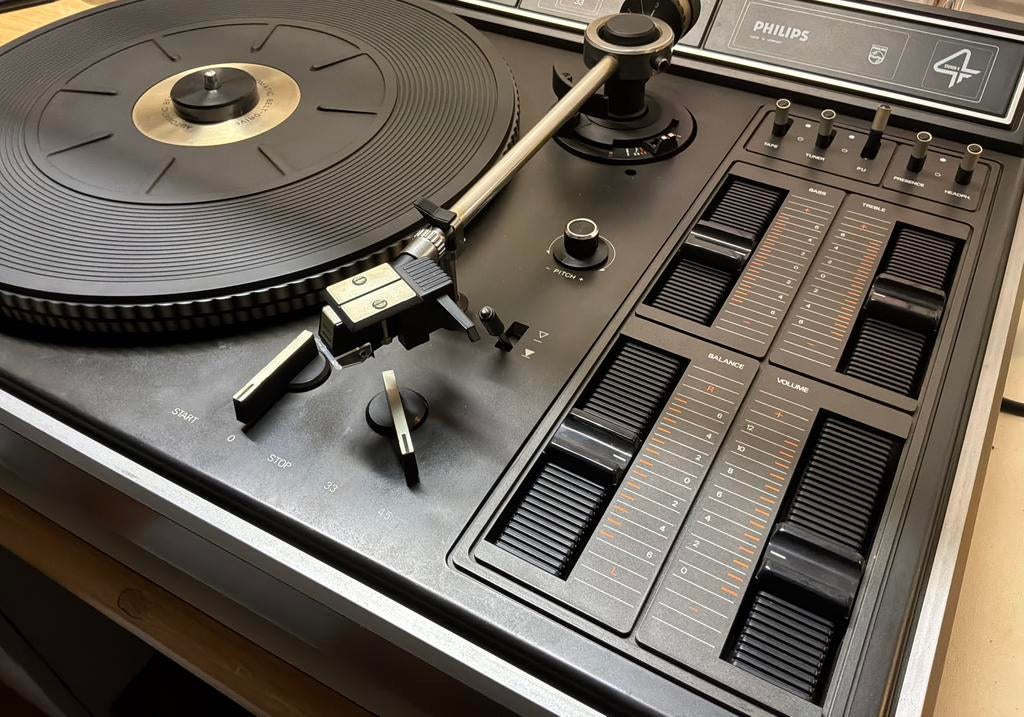 Philips 22AF574/00 platenspeler met versterker, Ophalen, Philips, Gebruikt, Automatisch