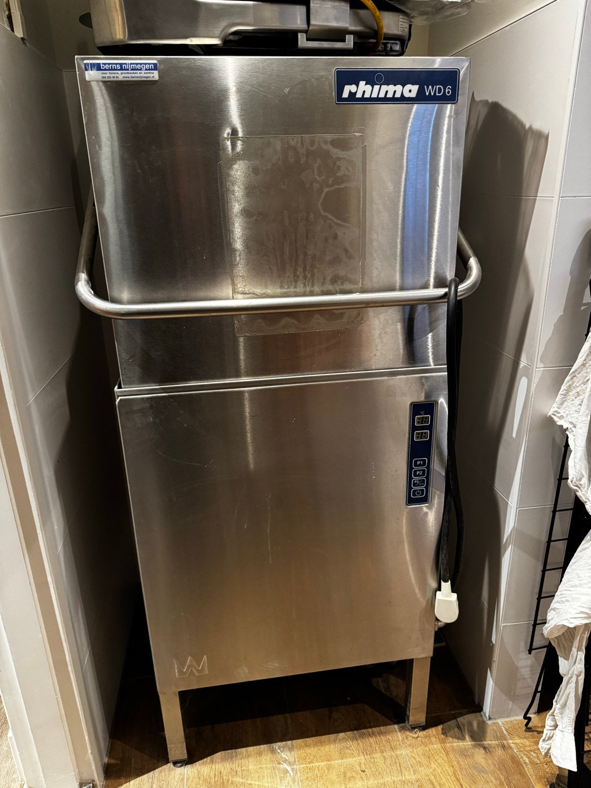 Rhima WD6 professionele vaatwasser - Gebruikt, Ophalen, Gebruikt, 60 cm of meer, Energieklasse A of zuiniger