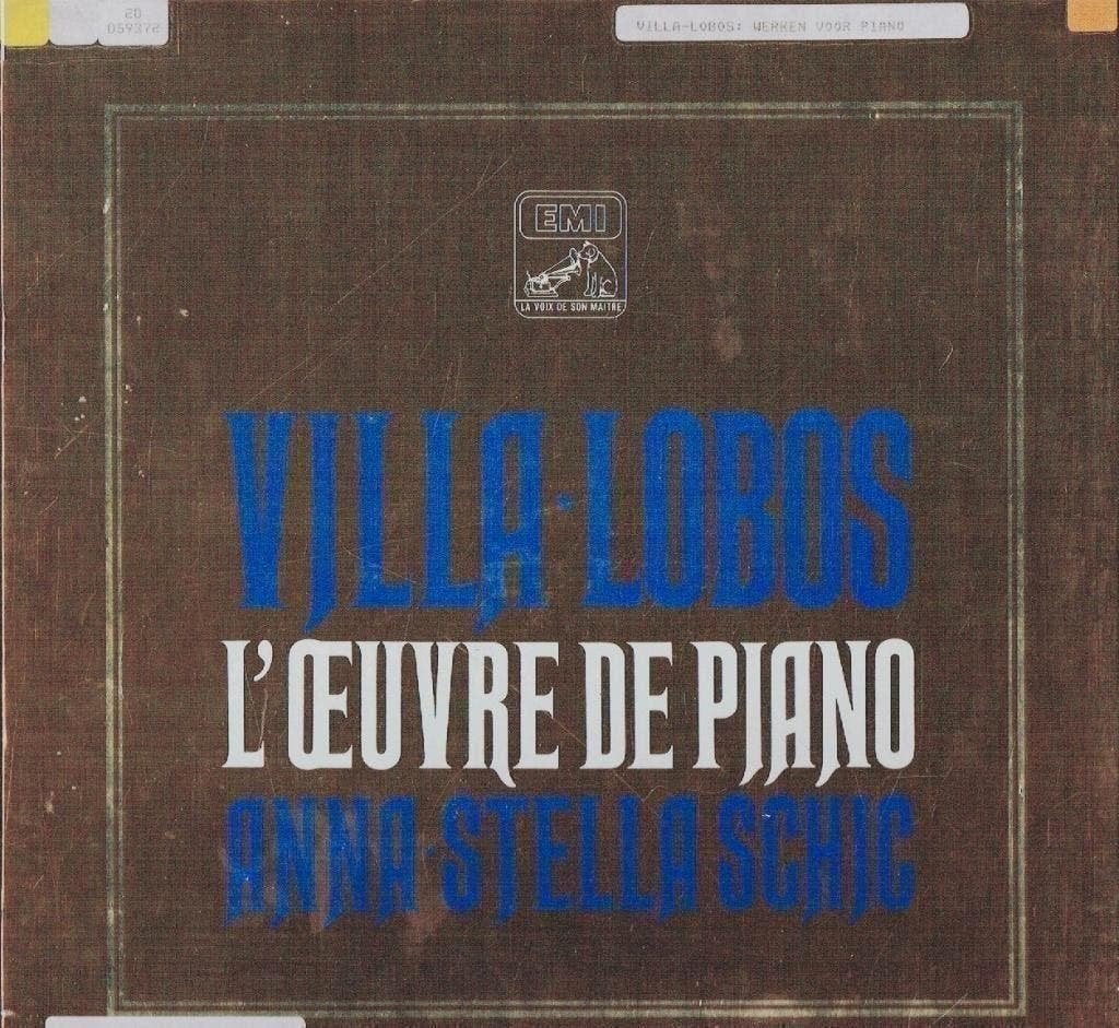 Anna Stella Schic-Heitor Villa-Lobos–L'Œuvre de Piano 10LP, Kamermuziek, Verzenden, Zo goed als nieuw, 12 inch