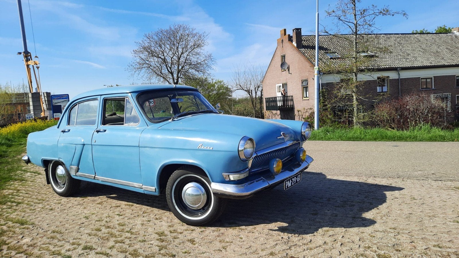 VOLGA M21, Auto's, Achterwielaandrijving, Blauw, Leder en Stof, Handgeschakeld
