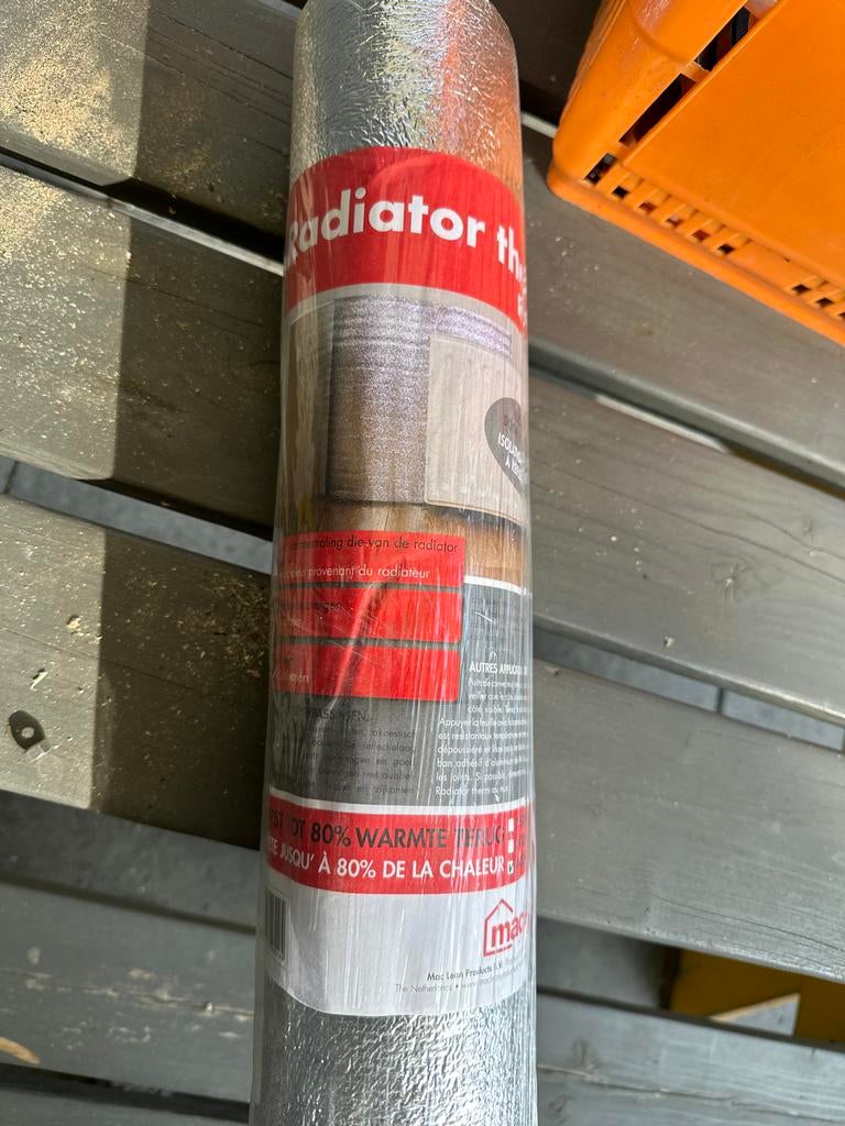 Radiatorfolie 400x50cm - Nieuw in verpakking, Doe-het-zelf en Verbouw, Isolatie en Afdichting, Ophalen, Overige materialen, Nieuw