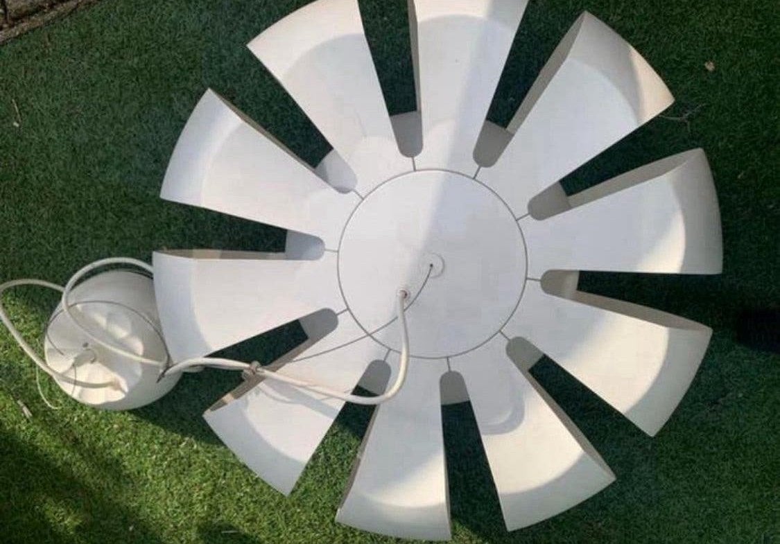 Vintage hanglamp mooit effect 27,50, Huis en Inrichting, Lampen | Hanglampen, Ophalen of Verzenden, Zo goed als nieuw